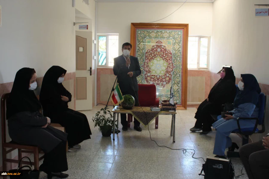 بازدید سرکار خانم نخعی مدیرکل دفتر امور بانوان و خانواده استانداری خراسان جنوبی به مناسبت هفته مهارت و کارآفرینی از آموزشکده فنی و حرفه ای دختران بیرجند  2