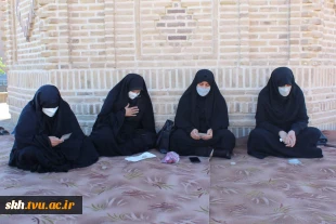 مراسم غبارروبی مزار شهدای گمنام و دعای پرفیض زیارت عاشورا در دانشگاه فنی و حرفه ای خراسان جنوبی  3