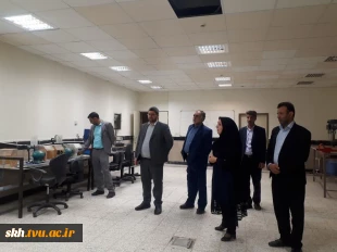 بازدید معاونت محترم اداری، مالی و مدیریت منابع انسانی دانشگاه فنی وحرفه‌ای کشور از آموزشکده های فنی وحرفه‌ای استان خراسان جنوبی 3