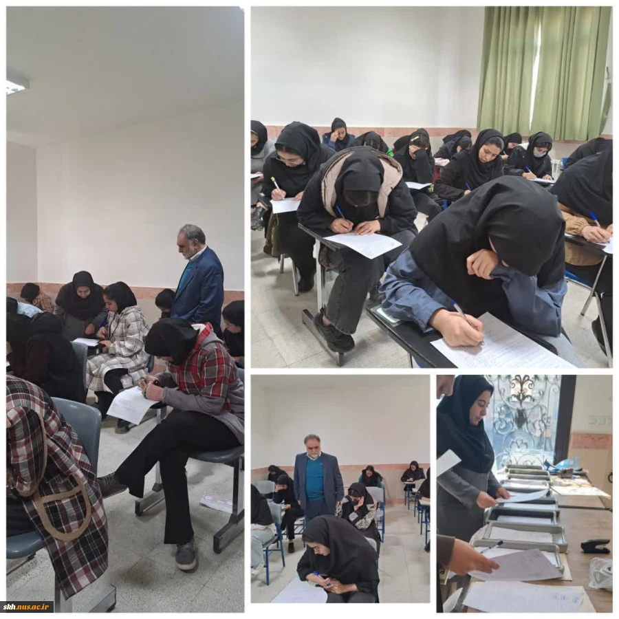 بازدید رئیس دانشگاه ملی مهارت واحد استان خراسان جنوبی از حوزه امتحانات دانشگاه ملی مهارت دختران بیرجند 2