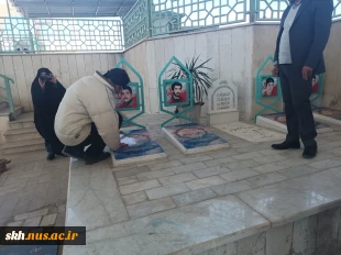 غبار روبی مزار شهداء بمناسبت ایام الله دهه فجر و پیروزی انقلاب اسلامی 8