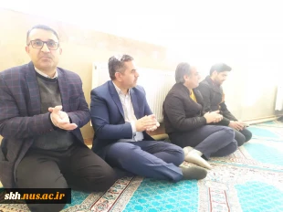 مراسم زیارت عاشورا و گرامیداشت روز جانباز به مناسبت دهه فجر و اعیاد شعبانیه با سخنرانی غلامرضا رضائی جانباز،آزاده و رزمند هشت سال دفاع مقدس در دانشگاه ملی مهارت واحد استان خراسان جنوبی برگزار شد.  2