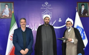 با حضور حجت‌الاسلام و المسلمین دکتر مصطفی رستمی، دکتر زمانی و اعضای هیئت رئیسه دانشگاه برگزار شد:
مراسم معارفه مسئول نهاد نمایندگی مقام معظم رهبری در دانشگاه ملی مهارت 7
