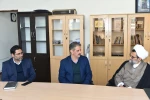 با حضور حجت‌الاسلام و المسلمین دکتر مصطفی رستمی، دکتر زمانی و اعضای هیئت رئیسه دانشگاه برگزار شد:
مراسم معارفه مسئول نهاد نمایندگی مقام معظم رهبری در دانشگاه ملی مهارت 9
