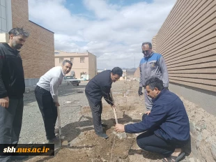 باحضورمسئولین وکارکنان دانشگاه ملی مهارت واحد استان خراسان جنوبی برگزار شد :
کاشت نهال به مناسبت هفته منابع طبیعی و روز درختکاری
 2