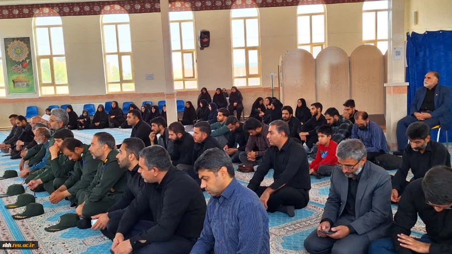 مراسم یادبود شهدای اقتدار دانش آموخته آموزشکده پسران بیرجند شهیدمهندس مهدی زیبا و شهید مهندس اسماعیل نادی مقدم 4