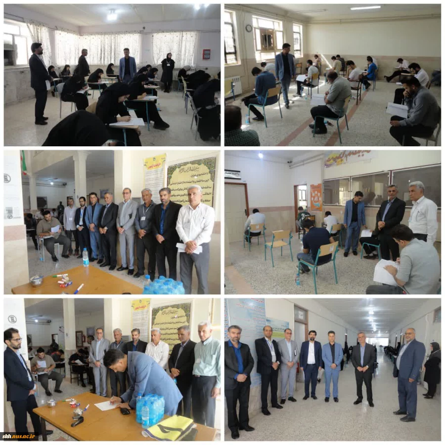 بازدید دکتر جهانگیر ریاست دانشگاه ملی مهارت واحداستانی خراسان جنوبی از روند برگزاری آزمون های استخدامی دستگاه های اجرایی کشور در دانشگاه ملی مهارت طبس 2