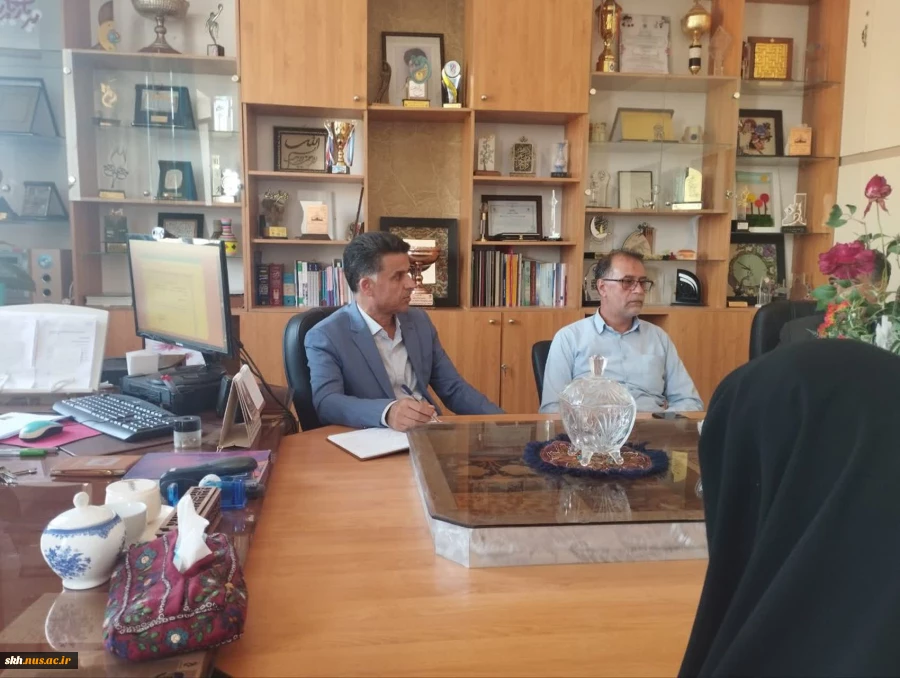 بازدید جناب آقای دکترعلیرضا جهانگیر سرپرست دانشگاه ملی مهارت واحد استانی خراسان جنوبی ازآموزشکده دختران بیرجند 2
