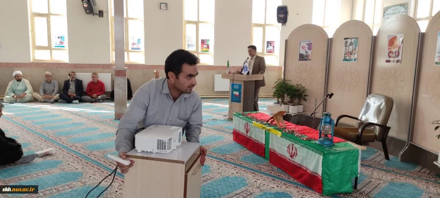 به مناسبت گرامی‌داشت هفته دفاع مقدس، مراسم قرائت زیارت عاشورا، روایتگری آن دوران طلایی و تجلیل از پیشکسوتان ایثارگر و جانبازان سرافزار 6