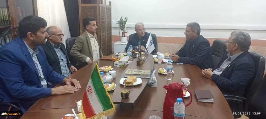 دیدار دکتر علیرضا جهانگیر ریاست دانشگاه ملی مهارت واحد استانی خراسان جنوبی با ریاست دانشگاه فرهنگیان پردیس خراسان جنوبی 2