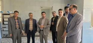 بازدید دکتر علیرضا جهانگیر  و هیأت همراه  و دکتر غلام پور فرماندار شهرستان قائنات از دانشگاه ملی مهارت قاین  4