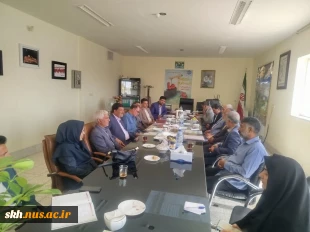 نشست صمیمی ریاست دانشگاه ملی مهارت واحد استانی خراسان جنوبی دکتر علیرضا جهانگیر به اتفاق همکاران استانی با حامیان خیرین آموزشکده قاین 4