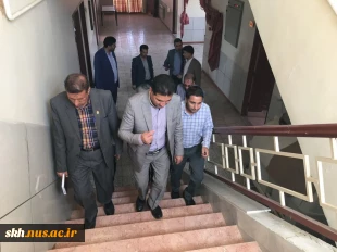 بازدید دکتر علیرضا جهانگیر  و هیأت همراه  و دکتر غلام پور فرماندار شهرستان قائنات از دانشگاه ملی مهارت قاین 3