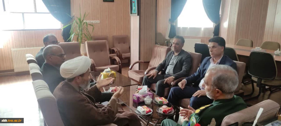 دیدار صمیمی دکترعلیرضا جهانگیر ریاست دانشگاه ملی مهارت واحد استانی خراسان جنوبی و با همراهی کارکنان ستاد استان با مدیرکل محترم بنیاد حفظ آثار و نشر ارزش های دفاع مقدس استان خراسان جنوبی   4