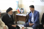 نشست صمیمی  ریاست دانشگاه ملی مهارت واحد استانی خراسان جنوبی به همراه معاونین و مدیران ستاد استان و آموزشکده دختران بیرجند با نماینده محترم ولی فقیه در استان خراسان جنوبی وامام جمعه بیرجند  4