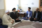 نشست صمیمی  ریاست دانشگاه ملی مهارت واحد استانی خراسان جنوبی به همراه معاونین و مدیران ستاد استان و آموزشکده دختران بیرجند با نماینده محترم ولی فقیه در استان خراسان جنوبی وامام جمعه بیرجند  5