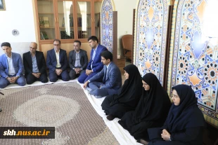 نشست صمیمی  ریاست دانشگاه ملی مهارت واحد استانی خراسان جنوبی به همراه معاونین و مدیران ستاد استان و آموزشکده دختران بیرجند با نماینده محترم ولی فقیه در استان خراسان جنوبی وامام جمعه بیرجند  9