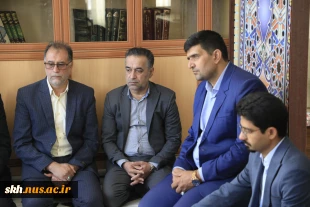نشست صمیمی  ریاست دانشگاه ملی مهارت واحد استانی خراسان جنوبی به همراه معاونین و مدیران ستاد استان و آموزشکده دختران بیرجند با نماینده محترم ولی فقیه در استان خراسان جنوبی وامام جمعه بیرجند  11