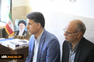 نشست صمیمی  ریاست دانشگاه ملی مهارت واحد استانی خراسان جنوبی به همراه معاونین و مدیران ستاد استان و آموزشکده دختران بیرجند با نماینده محترم ولی فقیه در استان خراسان جنوبی وامام جمعه بیرجند  12