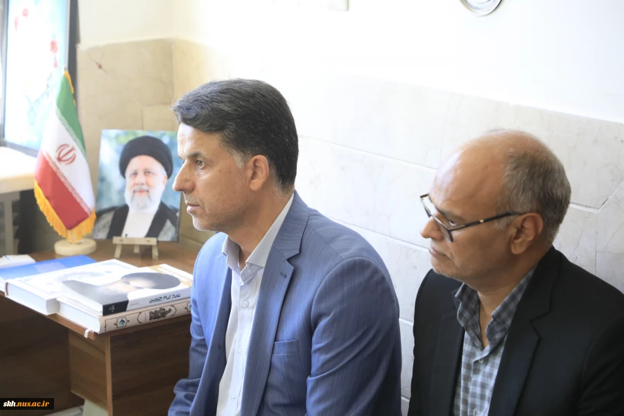 نشست صمیمی  ریاست دانشگاه ملی مهارت واحد استانی خراسان جنوبی به همراه معاونین و مدیران ستاد استان و آموزشکده دختران بیرجند با نماینده محترم ولی فقیه در استان خراسان جنوبی وامام جمعه بیرجند  12