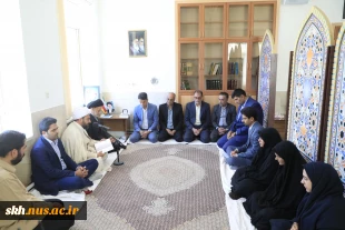 نشست صمیمی  ریاست دانشگاه ملی مهارت واحد استانی خراسان جنوبی به همراه معاونین و مدیران ستاد استان و آموزشکده دختران بیرجند با نماینده محترم ولی فقیه در استان خراسان جنوبی وامام جمعه بیرجند  16