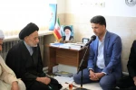 نشست صمیمی  ریاست دانشگاه ملی مهارت واحد استانی خراسان جنوبی به همراه معاونین و مدیران ستاد استان و آموزشکده دختران بیرجند با نماینده محترم ولی فقیه در استان خراسان جنوبی وامام جمعه بیرجند  19