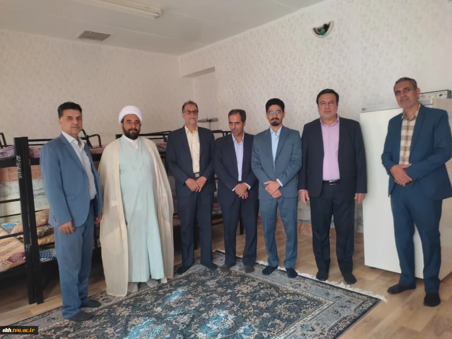 بازدید ریاست دانشگاه ملی مهارت واحد استانی خراسان جنوبی و حاج آقای مسعودی مسئول محترم دفتر نهاد نمایندگی مقام معظم رهبری در دانشگاه ملی مهارت استان معاون محترم آموزشی و پژوهشی استان ،مدیر محترم حراست استان ازفضاها و کار گاه ها و نشست صمیمی با همکاران آموز