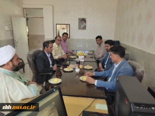 بازدید ریاست دانشگاه ملی مهارت واحد استانی خراسان جنوبی و حاج آقای مسعودی مسئول محترم دفتر نهاد نمایندگی مقام معظم رهبری در دانشگاه ملی مهارت استان معاون محترم آموزشی و پژوهشی استان ،مدیر محترم حراست استان ازفضاها و کار گاه ها و نشست صمیمی با همکاران آموز