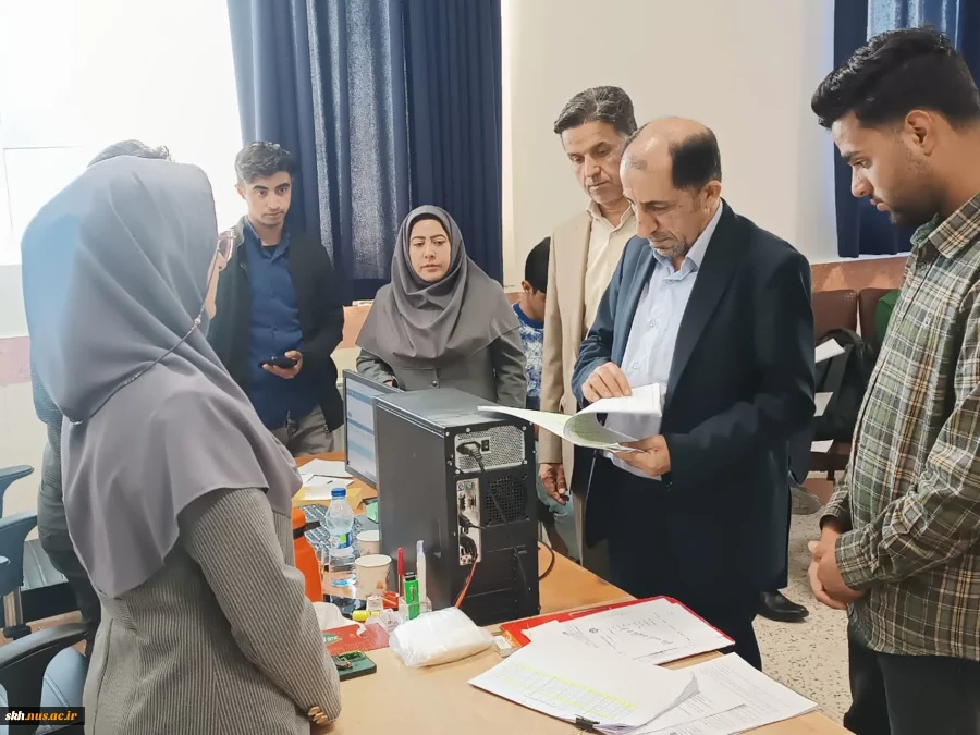 بازدید جناب آقای دکتر منصوری نسب رئیس محترم نظارت،ارزیابی و تضمین کیفیت دانشگاه ملی مهارت از آموزشکده پسران بیرجند 5