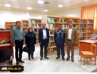 بازدید رئیس نظارت و ارزیابی و تضمین کیفیت و مشاور ریاست دانشگاه ملی مهارت از دانشکده کشاورزی سرایان 5