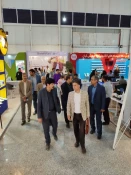 بازدید دکتر علیرضا جهانگیر ریاست دانشگاه ملی مهارت واحد استانی خراسان جنوبی از نمایشگاه بین‌المللی بیرجند  3