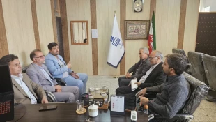 نشست کاری دکتر علیرضا جهانگیر ریاست دانشگاه ملی مهارت واحد استان خراسان جنوبی  با دکتر محمدزاده رئیس دانشکده فنی و مهندسی فردوس ونماینده دانشگاه بیرجند  3