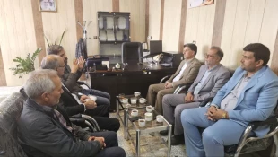 نشست کاری دکتر علیرضا جهانگیر ریاست دانشگاه ملی مهارت واحد استان خراسان جنوبی  با دکتر محمدزاده رئیس دانشکده فنی و مهندسی فردوس ونماینده دانشگاه بیرجند  4