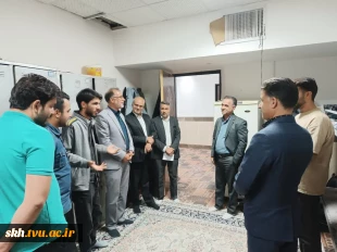 بازدید سرزده ریاست دانشگاه ملی مهارت واحد استان خراسان جنوبی و هیأت همراه از خوابگاه موقت آموزشکده پسران بیرجند  3