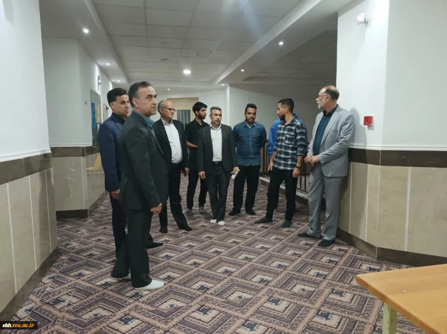 بازدید سرزده ریاست دانشگاه ملی مهارت واحد استان خراسان جنوبی و هیأت همراه از خوابگاه موقت آموزشکده پسران بیرجند  4