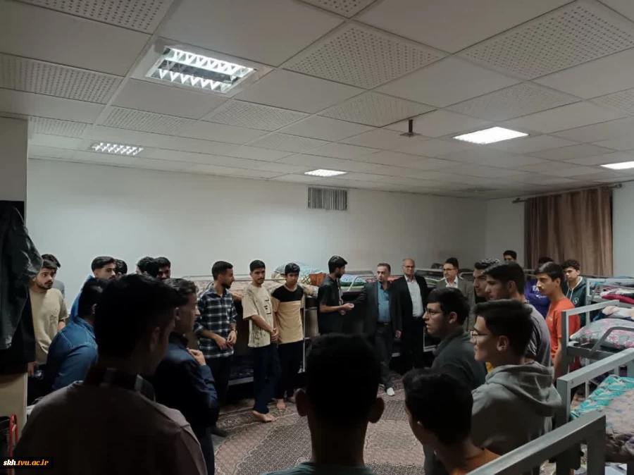 بازدید سرزده ریاست دانشگاه ملی مهارت واحد استان خراسان جنوبی و هیأت همراه از خوابگاه موقت آموزشکده پسران بیرجند  6