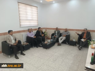 نشست صمیمی پیشکسوتان بزرگوار با دکترعلیرضا جهانگیر رئیس دانشگاه ملی مهارت واحد استان خراسان جنوبی   2