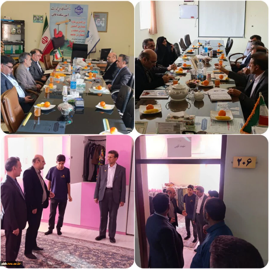 بازدید دکتر شمامی، مدیرکل امور دانشجویان دانشگاه ملی مهارت از آموزشکده های تابعه دانشگاه ملی مهارت استان خراسان جنوبی  و شرکت در افتتاحیه اولین نشست تخصصی حوزه معاونت دانشجویی و فرهنگی دانشگاه ملی مهارت خراسان جنوبی 2