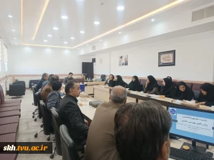 نشست توجیهی/تخصصی جناب آقای مهندس خالدی مدیر کل محترم برنامه بودجه تحول اداری و بهره وری دانشگاه ملی مهارت کشور 2