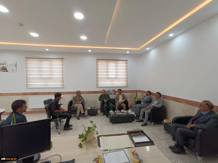 بازدید فرماندهی سپاه انصارالرضا (ع) استان خراسان جنوبی  بمناسبت روز دانشجو 16آذر از دانشگاه ملی مهارت استان خراسان جنوبی  2