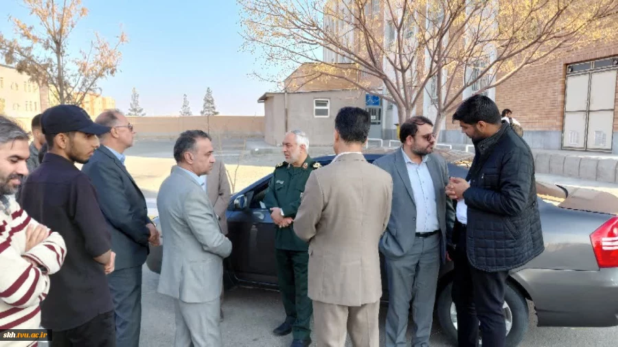 بازدید فرماندهی سپاه انصارالرضا (ع) استان خراسان جنوبی  بمناسبت روز دانشجو 16آذر از دانشگاه ملی مهارت استان خراسان جنوبی  5