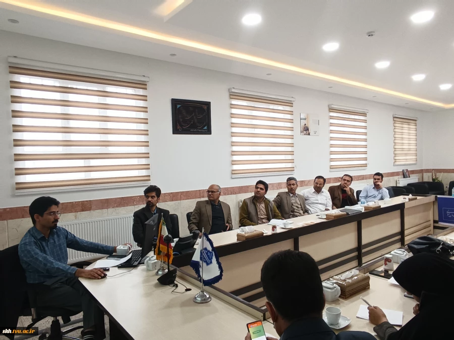 جلسه هم‌اندیشی مدیران محترم گروه‌های آموزشی دانشگاه ملی مهارت استان خراسان جنوبی 4