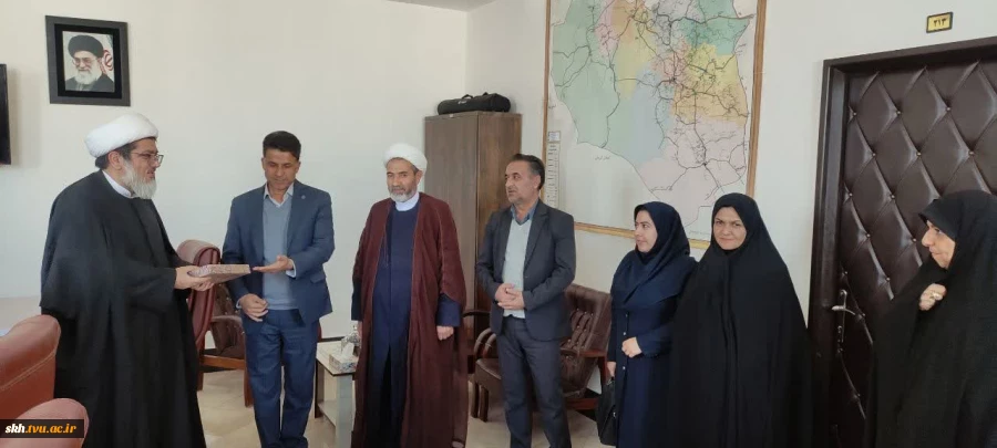 دیدار با ریاست حوزه علمیه استان خراسان جنوبی به مناسبت گرامیداشت ۲۷ آذر، روز وحدت حوزه و دانشگاه  2