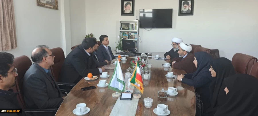 دیدار با ریاست حوزه علمیه استان خراسان جنوبی به مناسبت گرامیداشت ۲۷ آذر، روز وحدت حوزه و دانشگاه 5