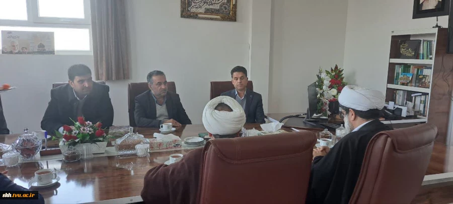 دیدار با ریاست حوزه علمیه استان خراسان جنوبی به مناسبت گرامیداشت ۲۷ آذر، روز وحدت حوزه و دانشگاه 7