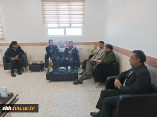 مسئول بسیج دانشجویی استان با رئیس دانشگاه ملی مهارت استان خراسان جنوبی دیدار کرد. 2