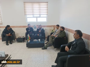مسئول بسیج دانشجویی استان با رئیس دانشگاه ملی مهارت استان خراسان جنوبی دیدار کرد. 3