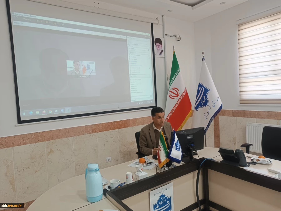 جلسه وبیناری دانشگاه ملی مهارت با مدیرکل محترم حوزه ریاست، روابط عمومی و هماهنگی امور استانها و  مدیرکل محترم دفتر نظارت بر طرح های عمرانی 2