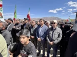 حضور رئیس دانشگاه ملی مهارت استان خراسان جنوبی و مدیرکل دفتر برنامه بودجه ،تحول اداری وبهره وری دانشگاه ملی مهارت، در تشییع و خاکسپاری شهید هاشم میری بُقال 5