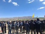 حضور رئیس دانشگاه ملی مهارت استان خراسان جنوبی و مدیرکل دفتر برنامه بودجه ،تحول اداری وبهره وری دانشگاه ملی مهارت، در تشییع و خاکسپاری شهید هاشم میری بُقال 7
